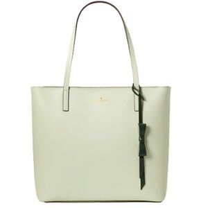 Mint-colored Kate Spade tote handbag